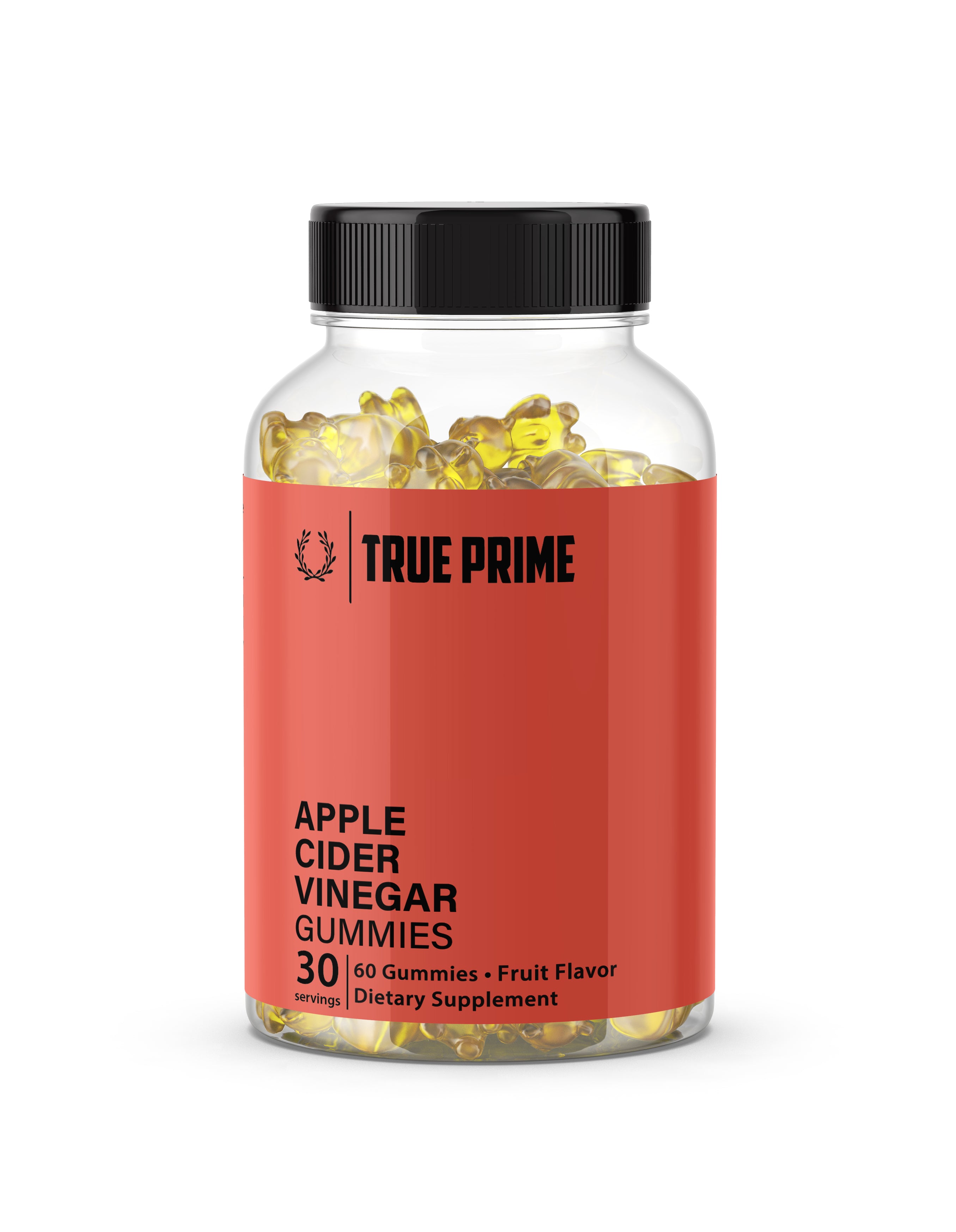 Apple Cider Vinegar Gummies - 60 Chewable Gummies - True Prime Nutrition 